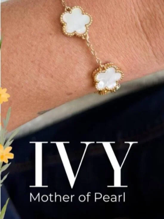 Park Lane White Ivy Quatrefoil Bracelet - Picture 8 of 8